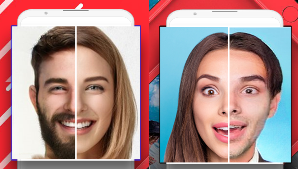 Face gender changer app swap
