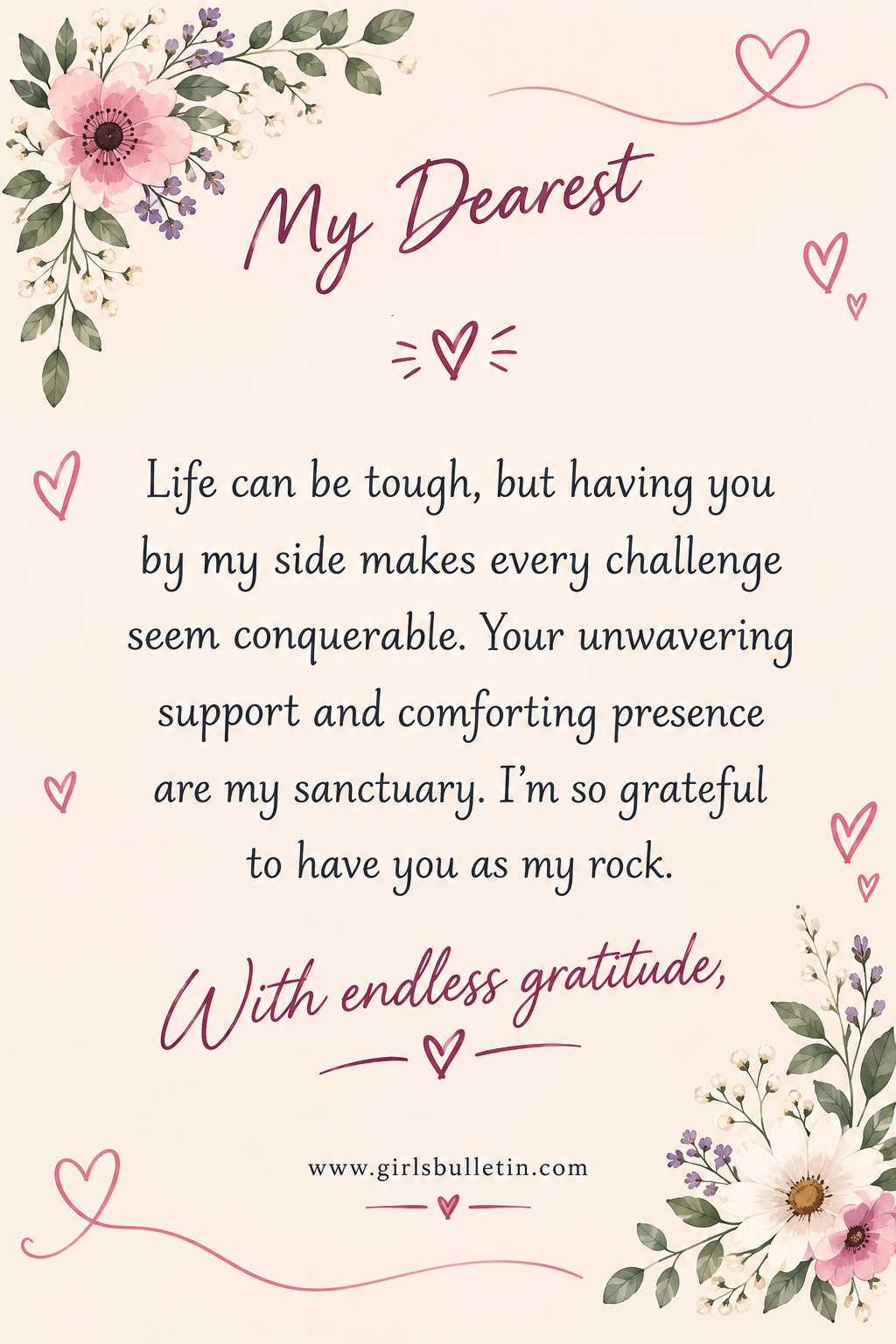 Supportive and Comforting