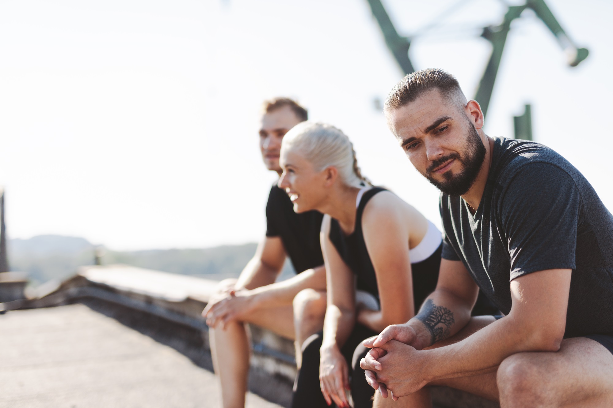 Jealous man and a couple