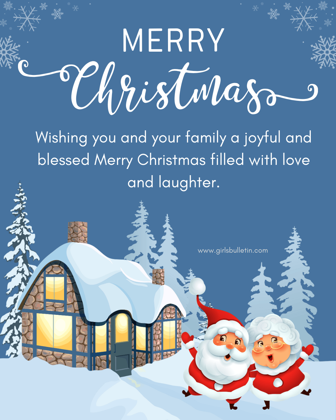 merry christmas wishes to family