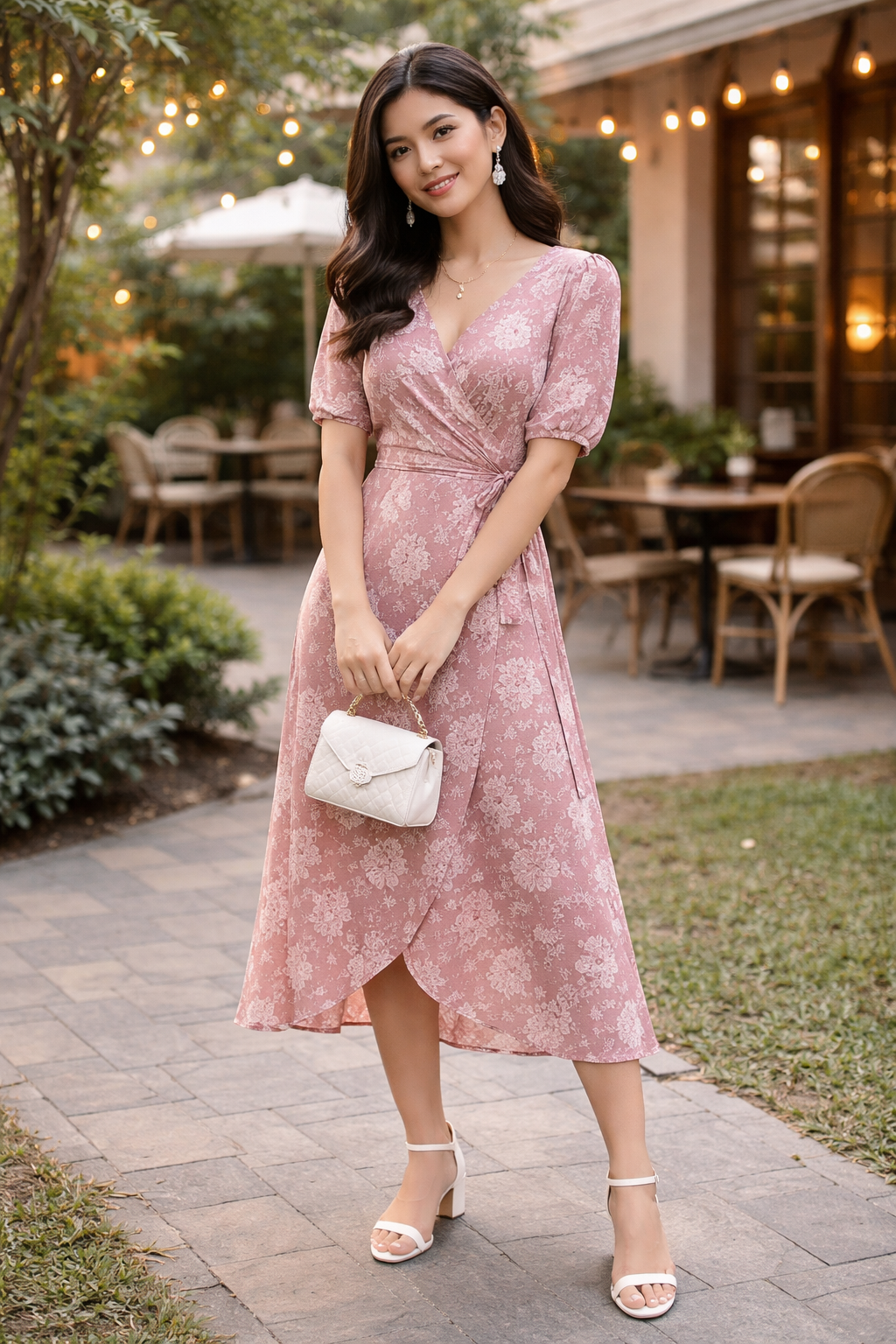 OOTD Dress - Flirty Midi Dress for a Date