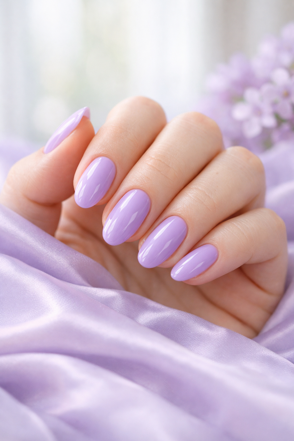 Spring Nails - Lilac Dream Nails