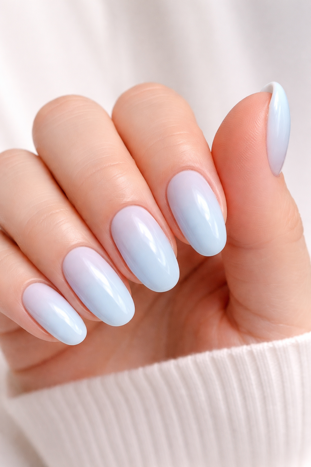 Blueberry Milk Nails for Spring Season