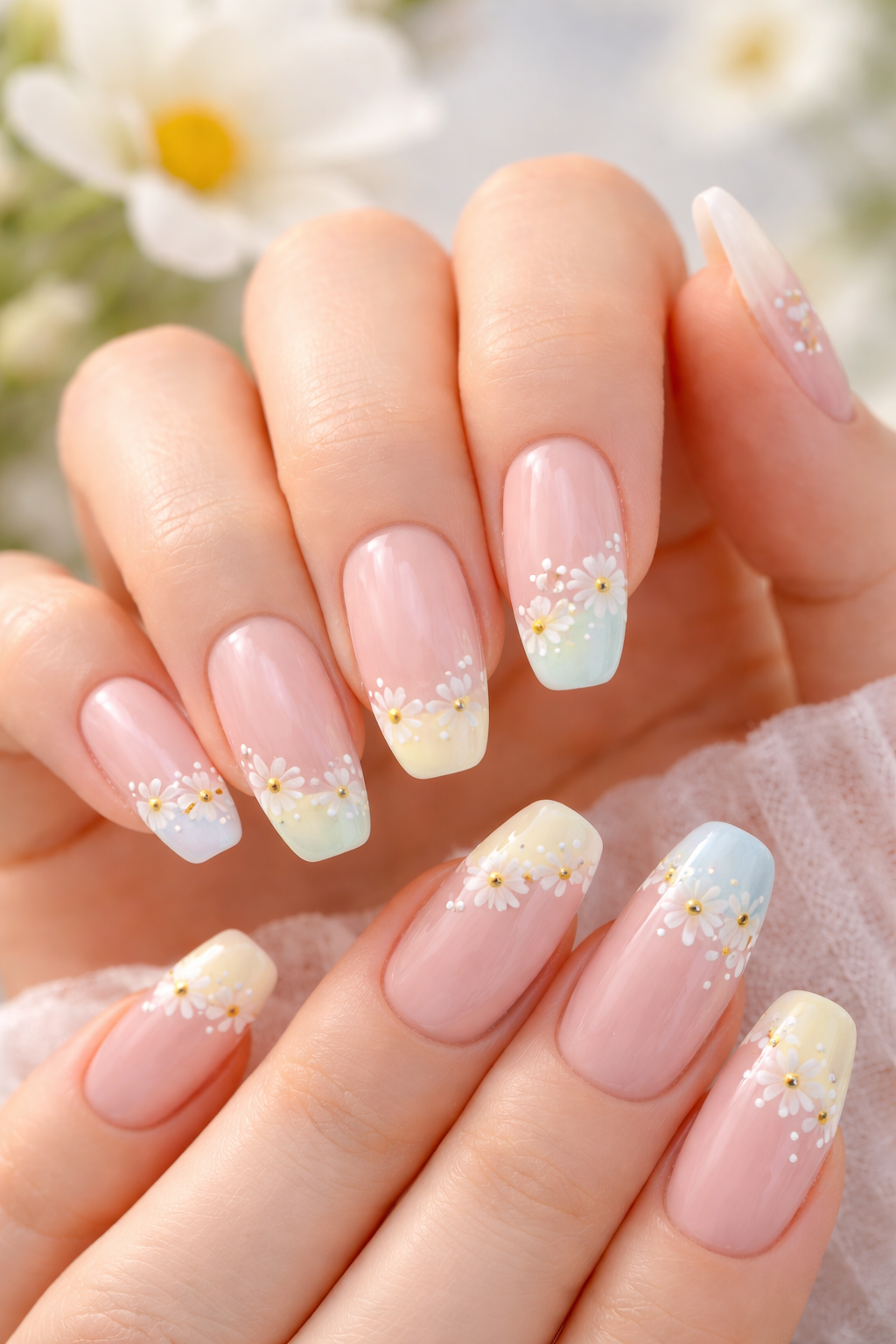 Daisy French Tips
