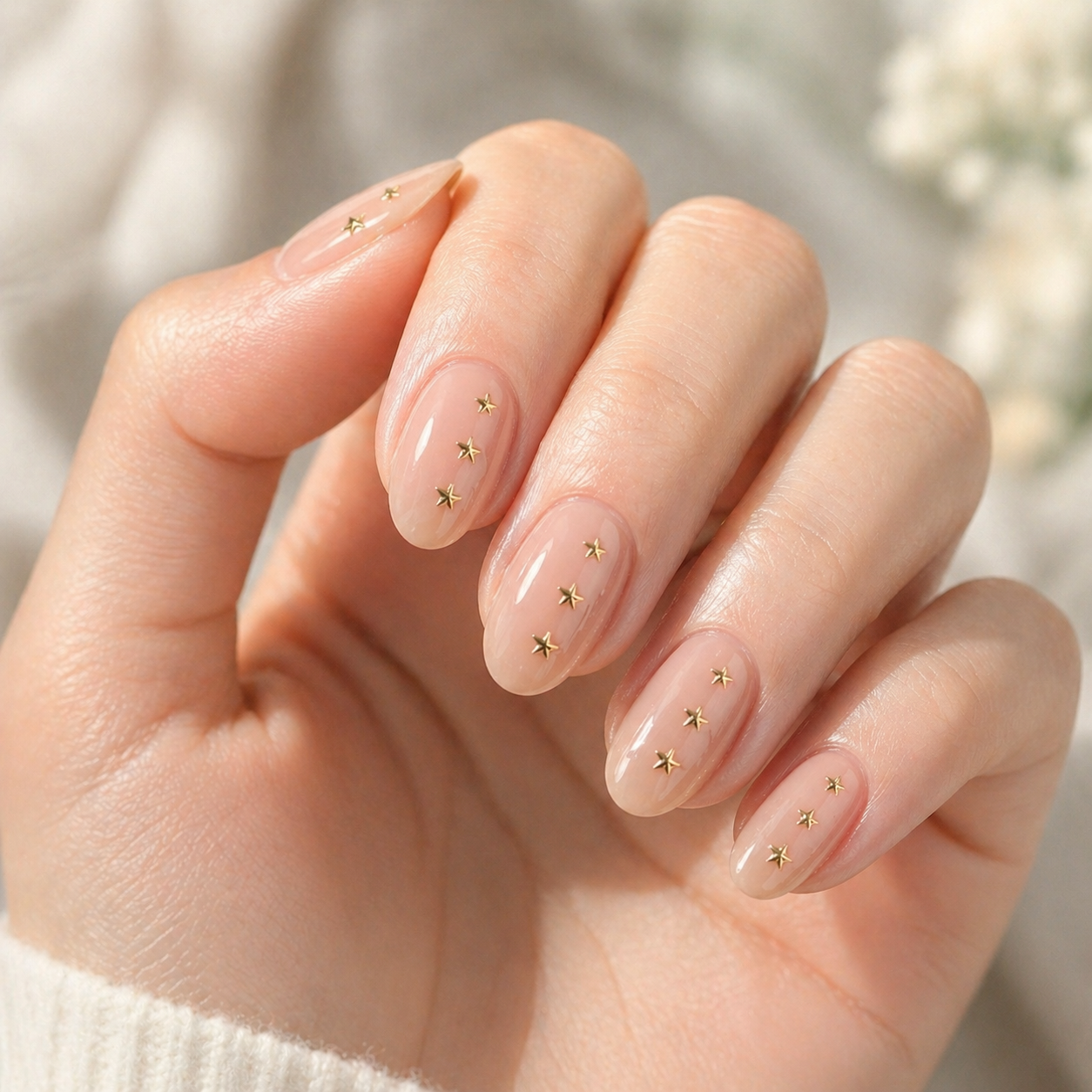 Star Accent Nails for summer season designs