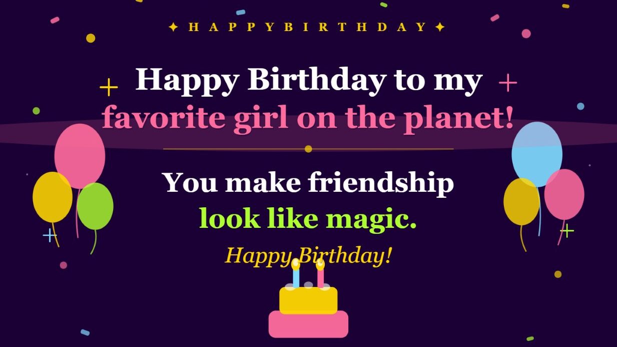 birthday wish for girl best friend