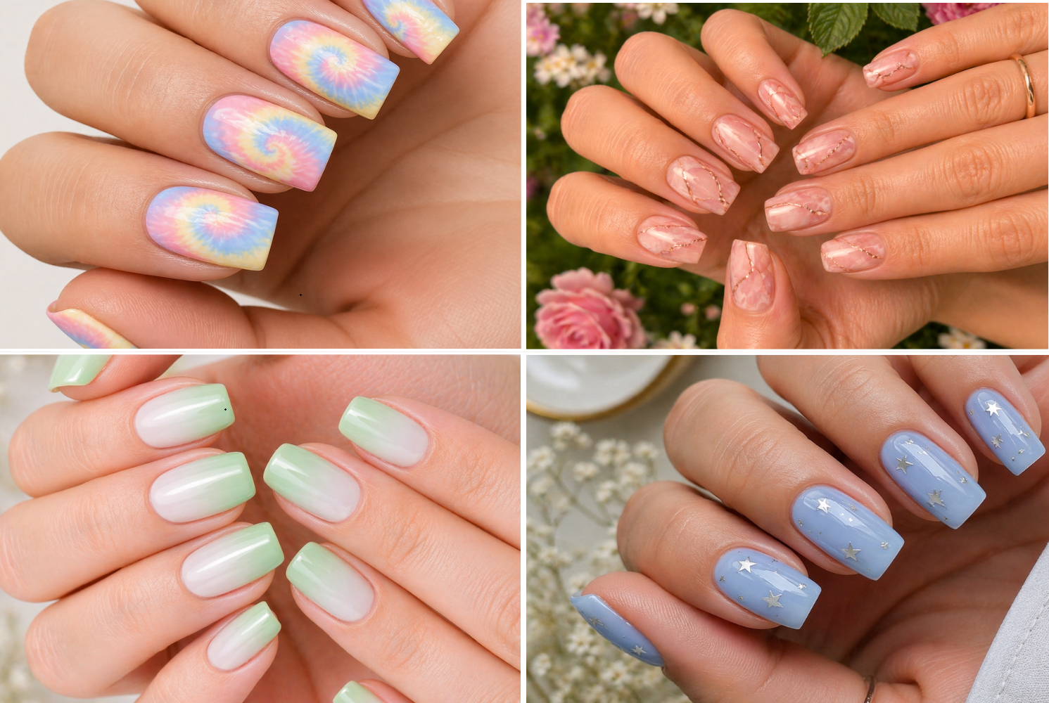 popular square spring nail ideas