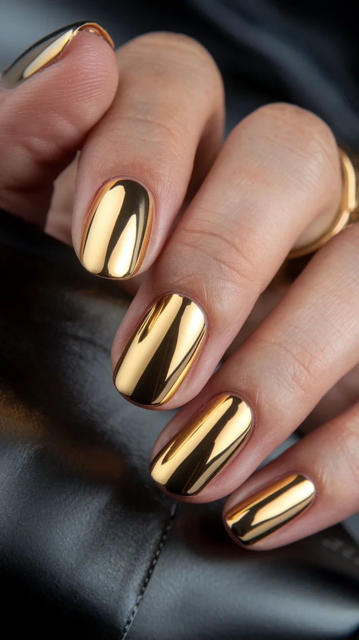 rose gold nail designs for summer