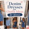 Denim Dresses and Outfits for women