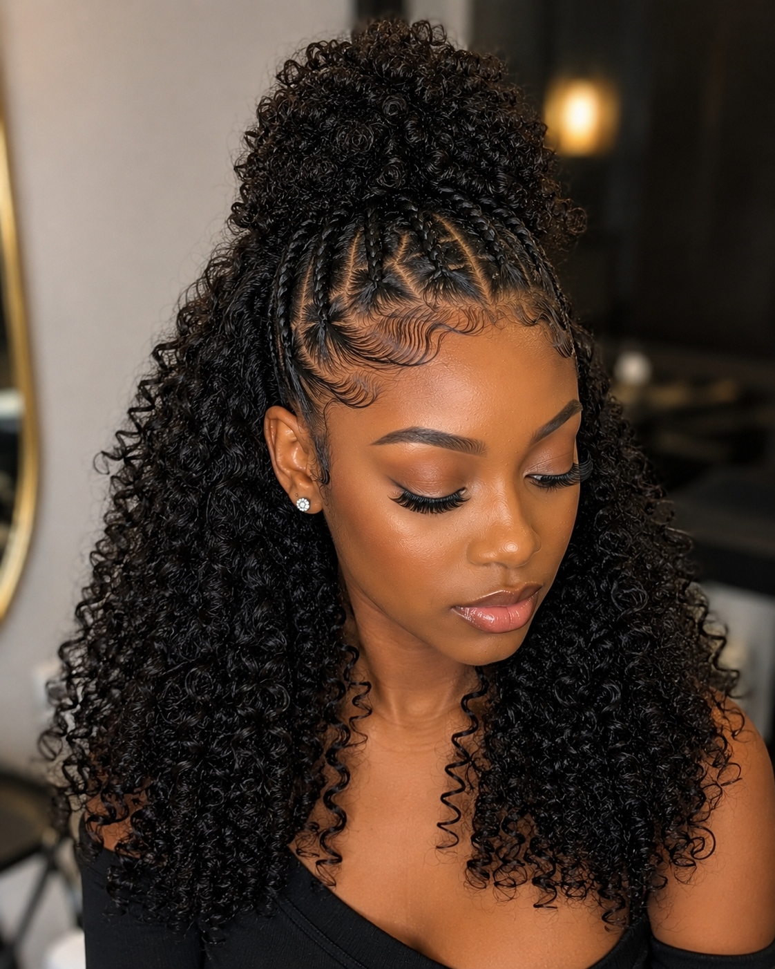 Half-Up Half-Down Natural Hair