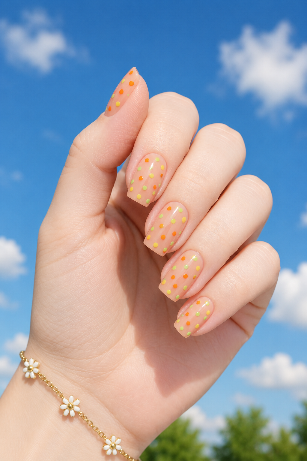 Citrus Pop Nails