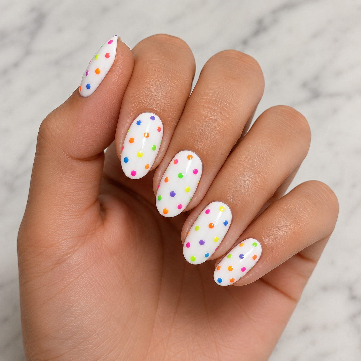 Neon Splash Dots