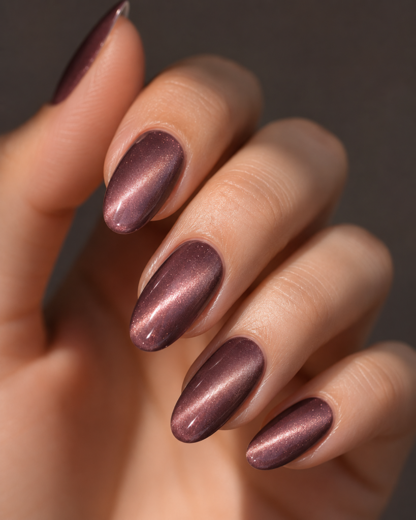 Velvet Cat-Eye Nails for summer trend