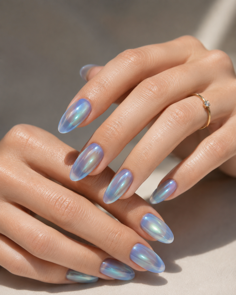 blue aura nails inspo 2026