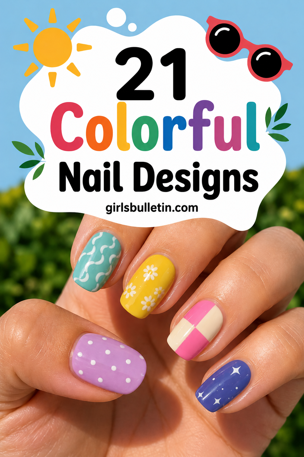 Colorful nail designs for 2026