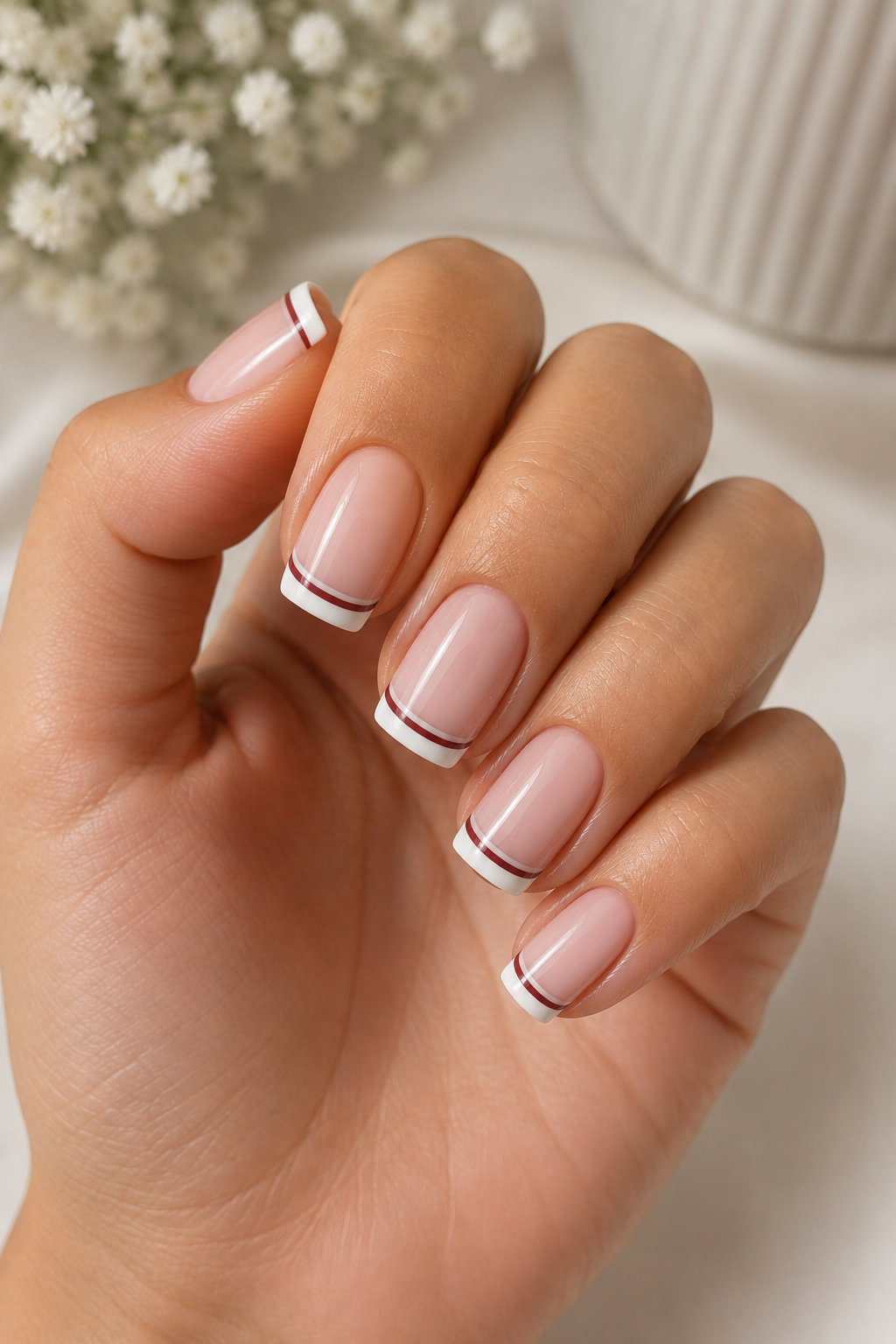 Double French Tips