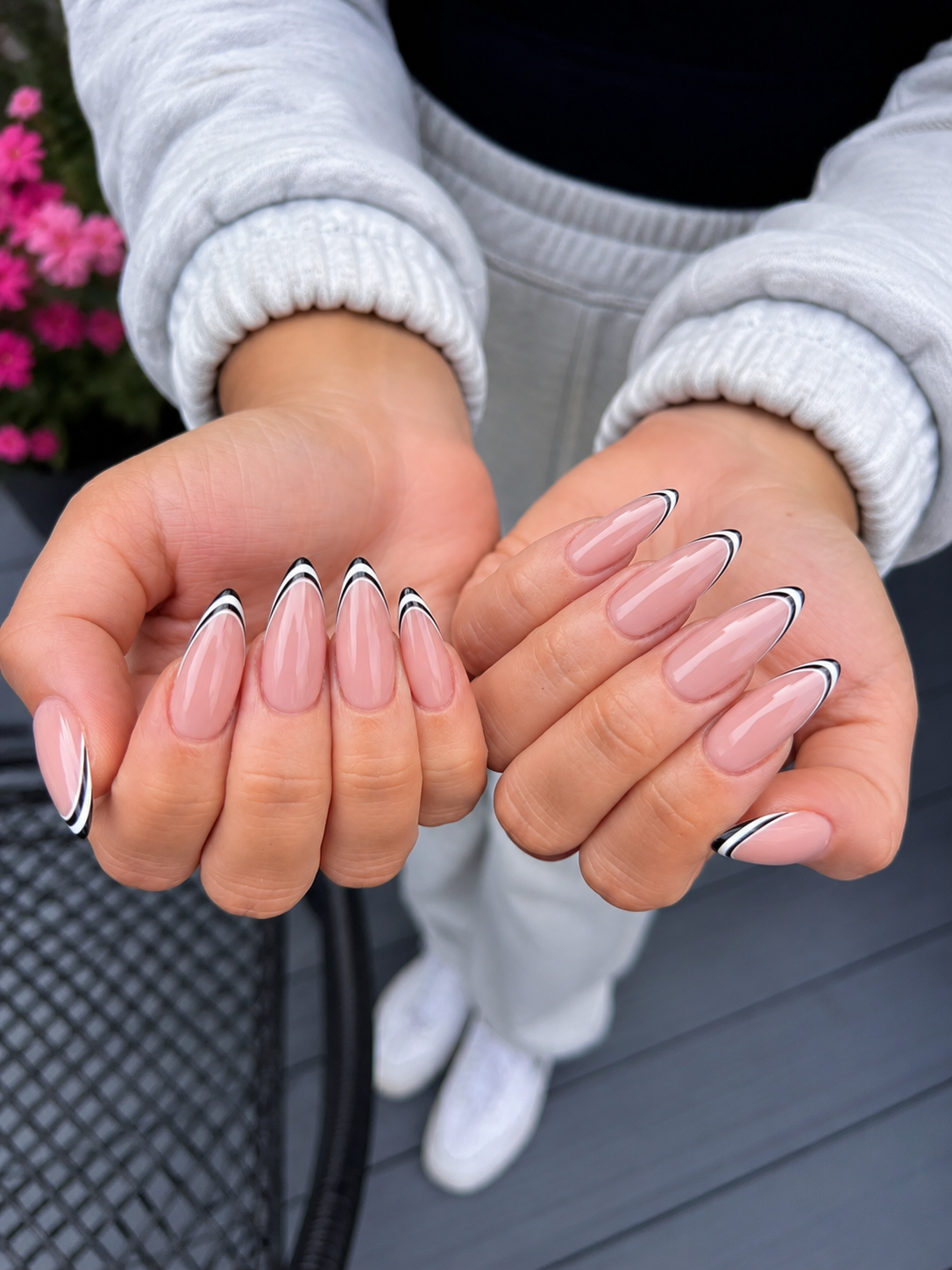Double-Line Micro French nail tips