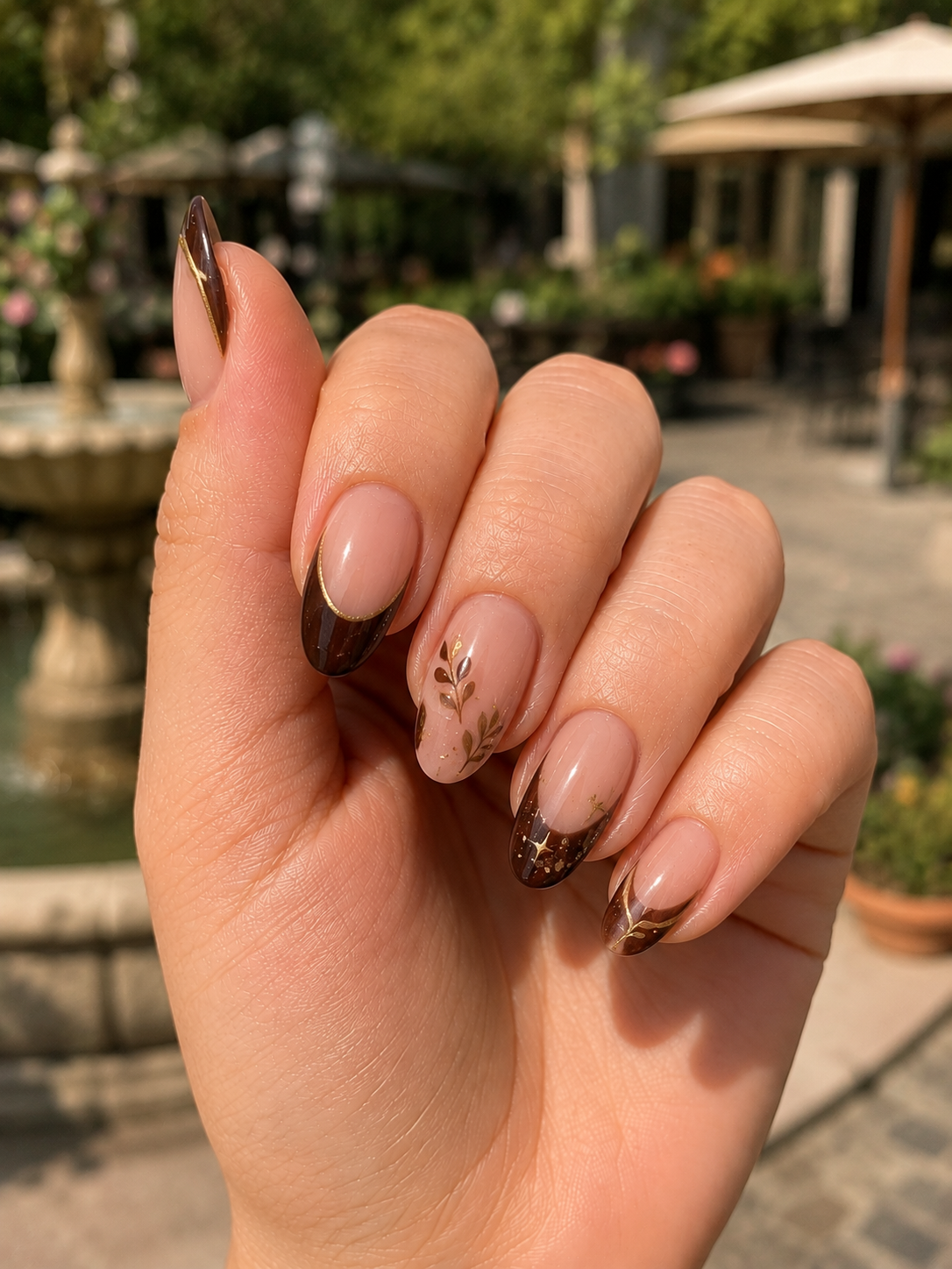 Espresso Bean French Tips