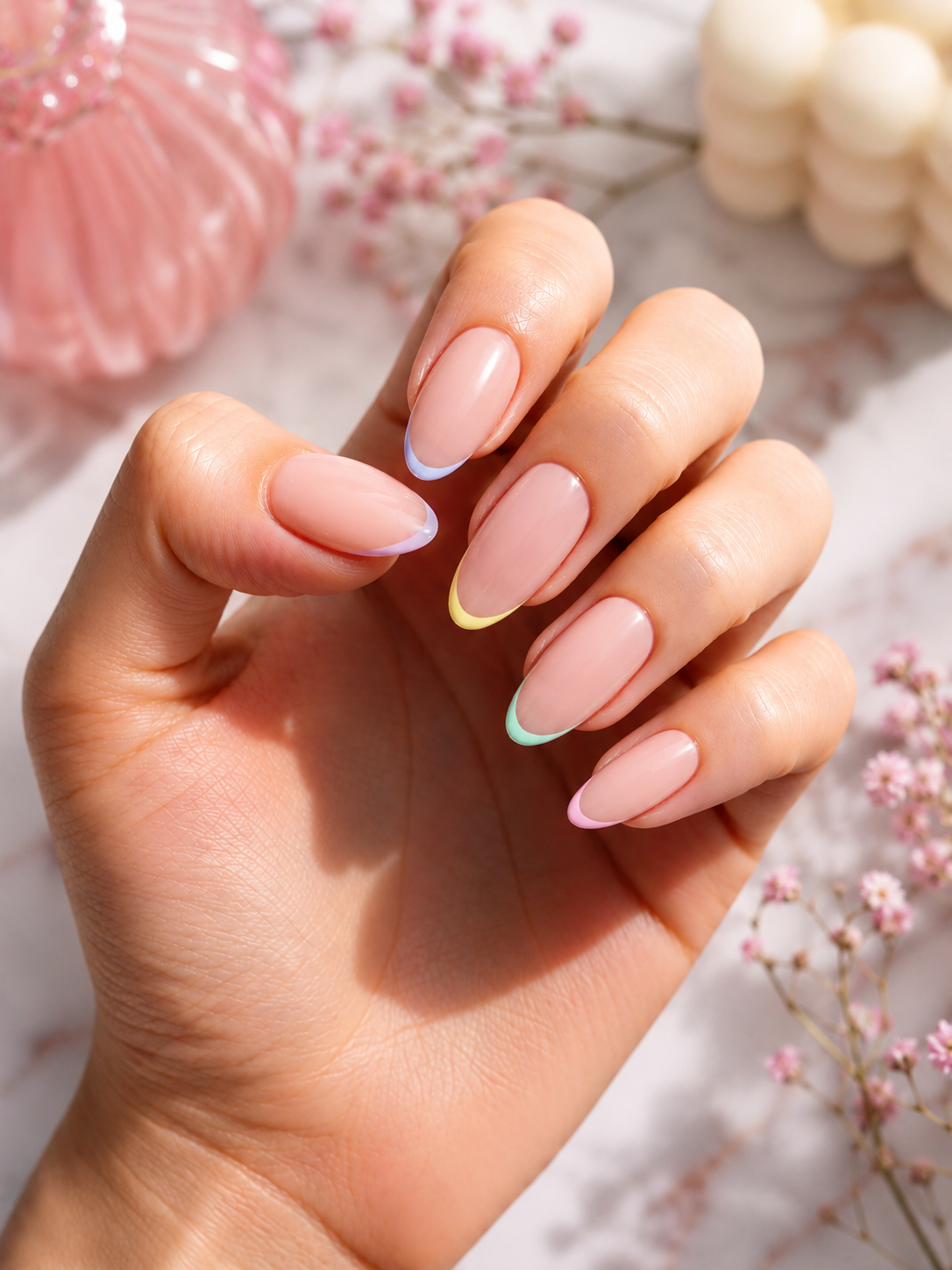 french tip nails