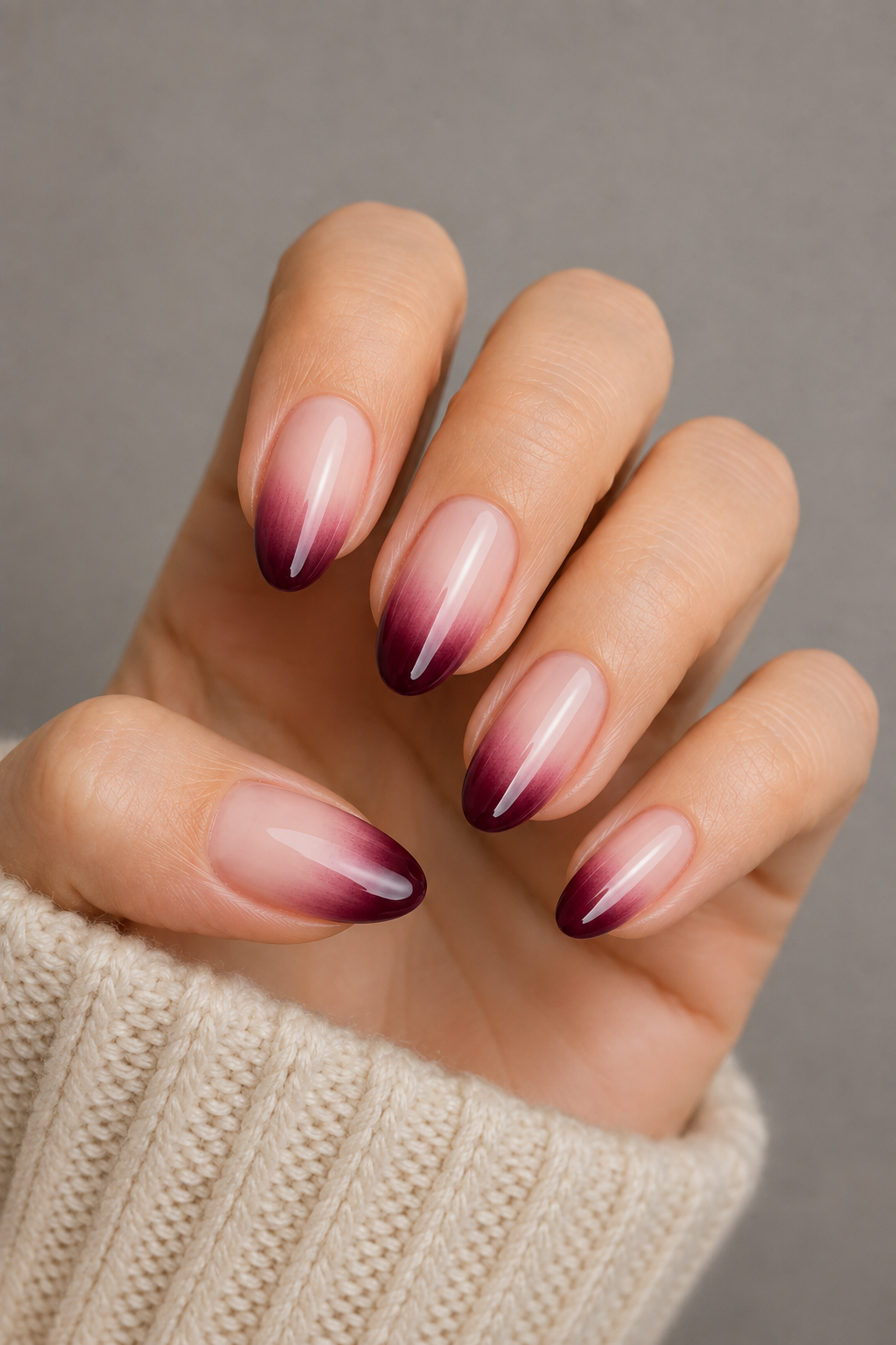 Blackberry Jam Ombre Tips