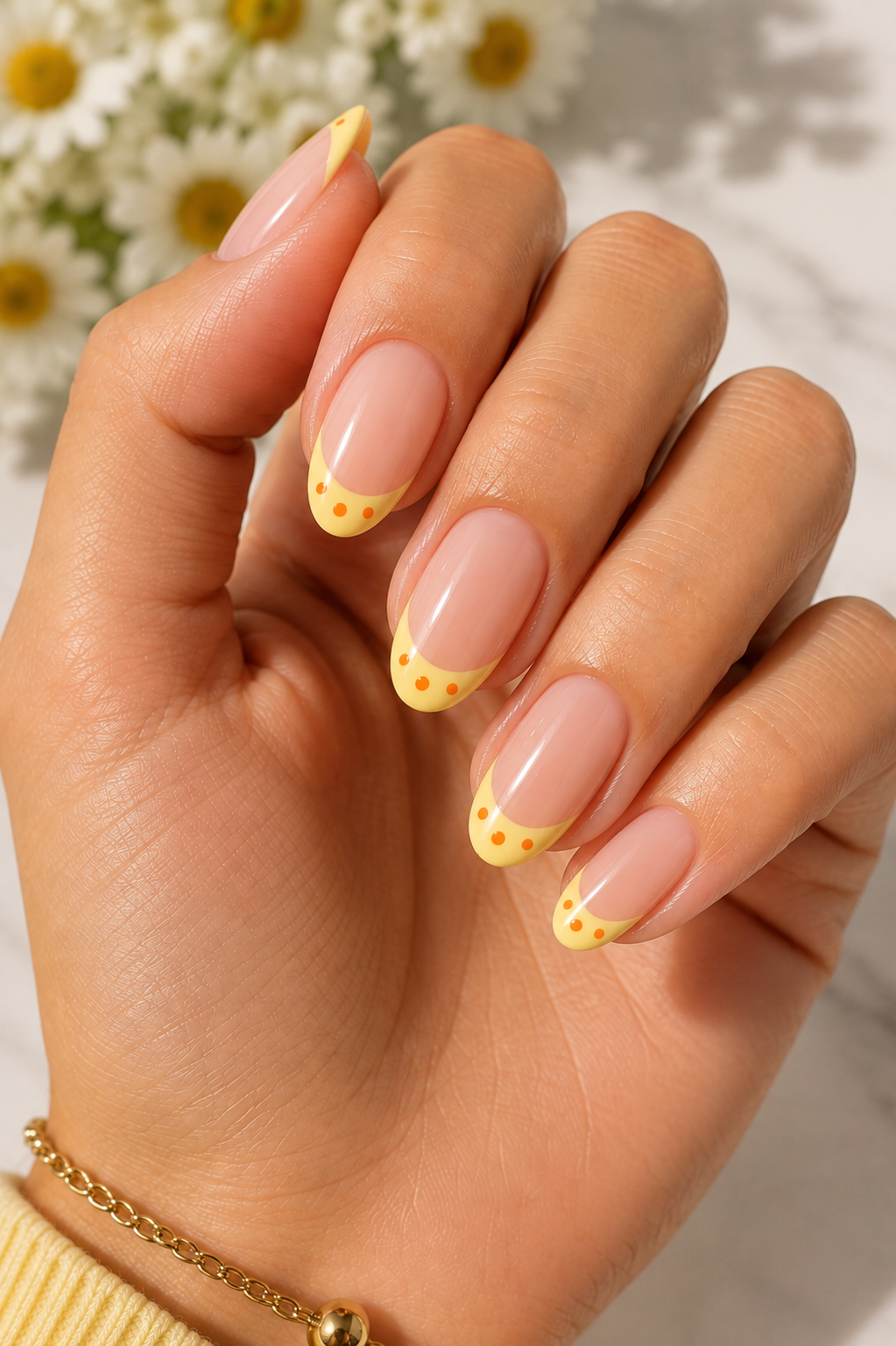 Butter Yellow Dot French