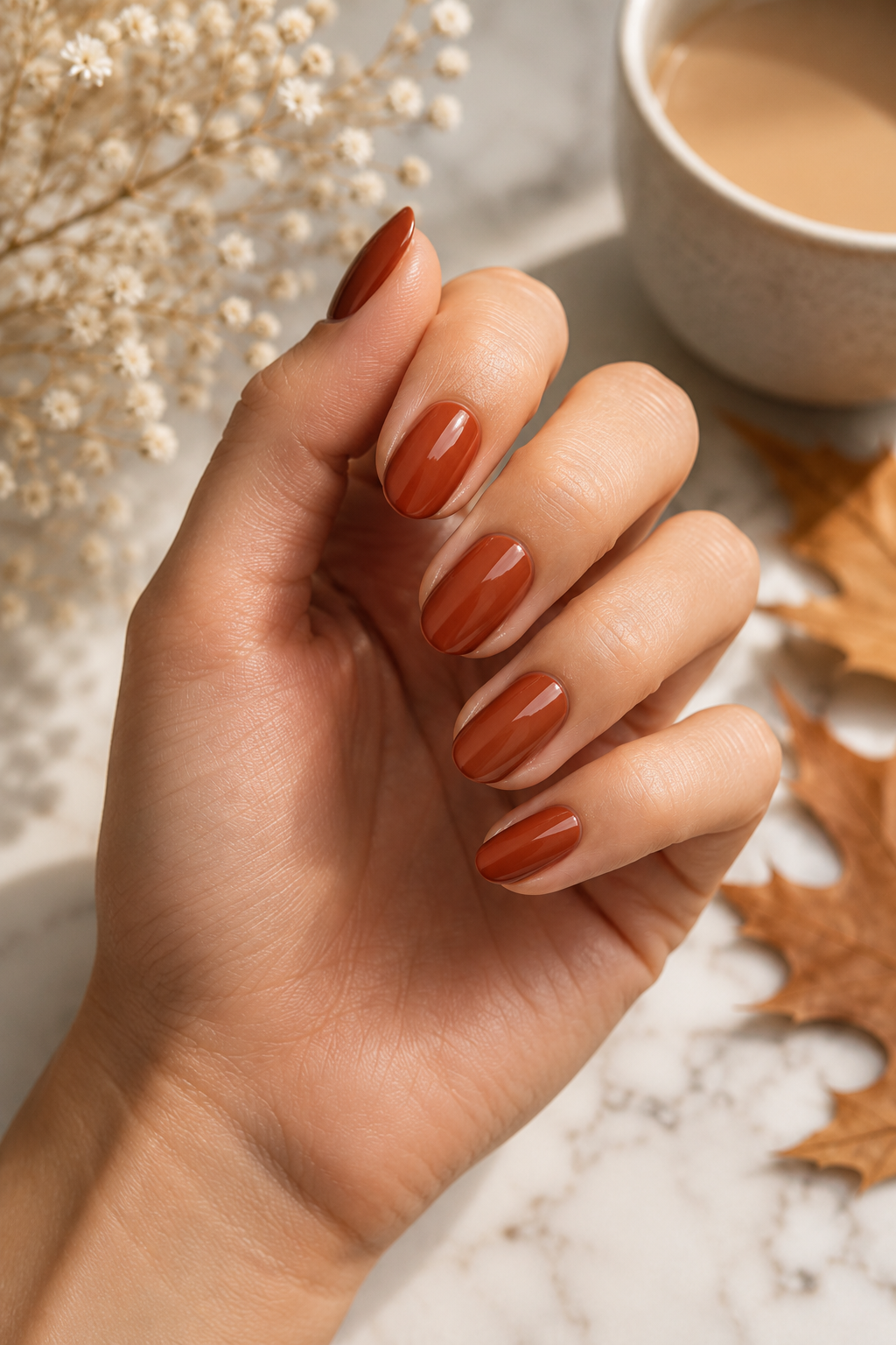 Cinnamon Glazed Nails