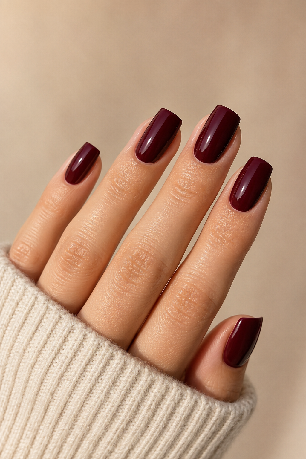 Classic Glossy Burgundy
