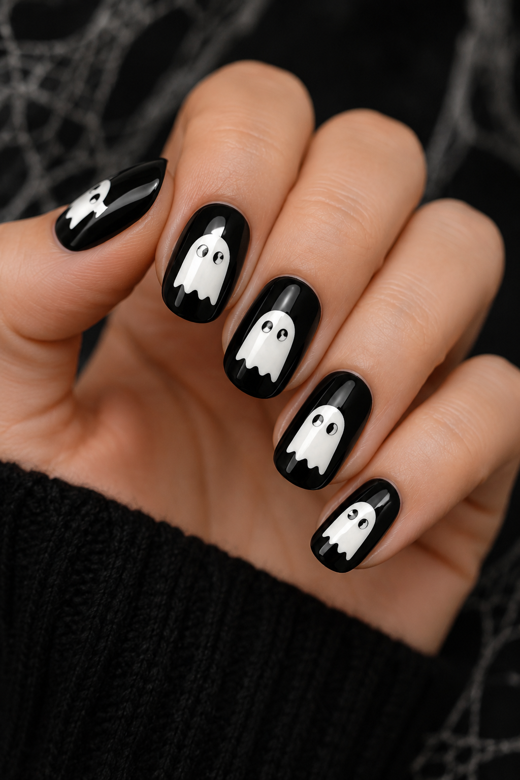 Ghostly Gaze Nails