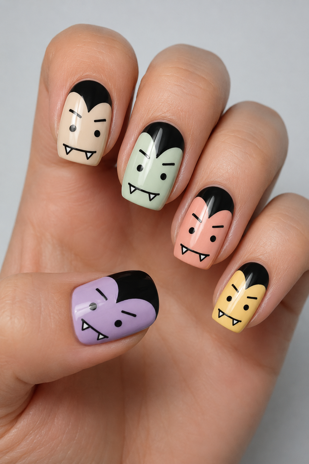 Pastel Dracula Nails