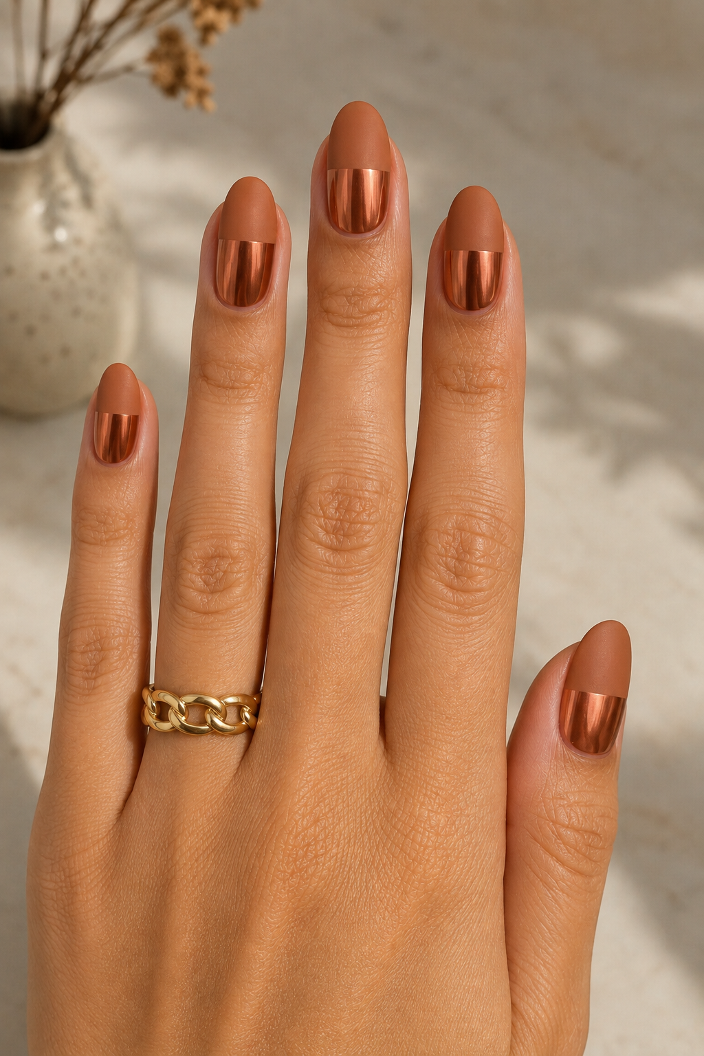 Split Matte-and-Chrome