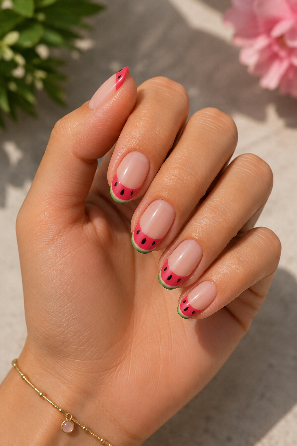 Watermelon Dot French