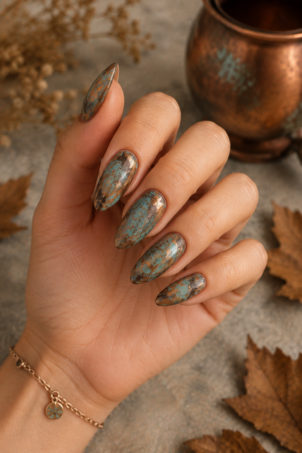 Weathered Copper Patina
