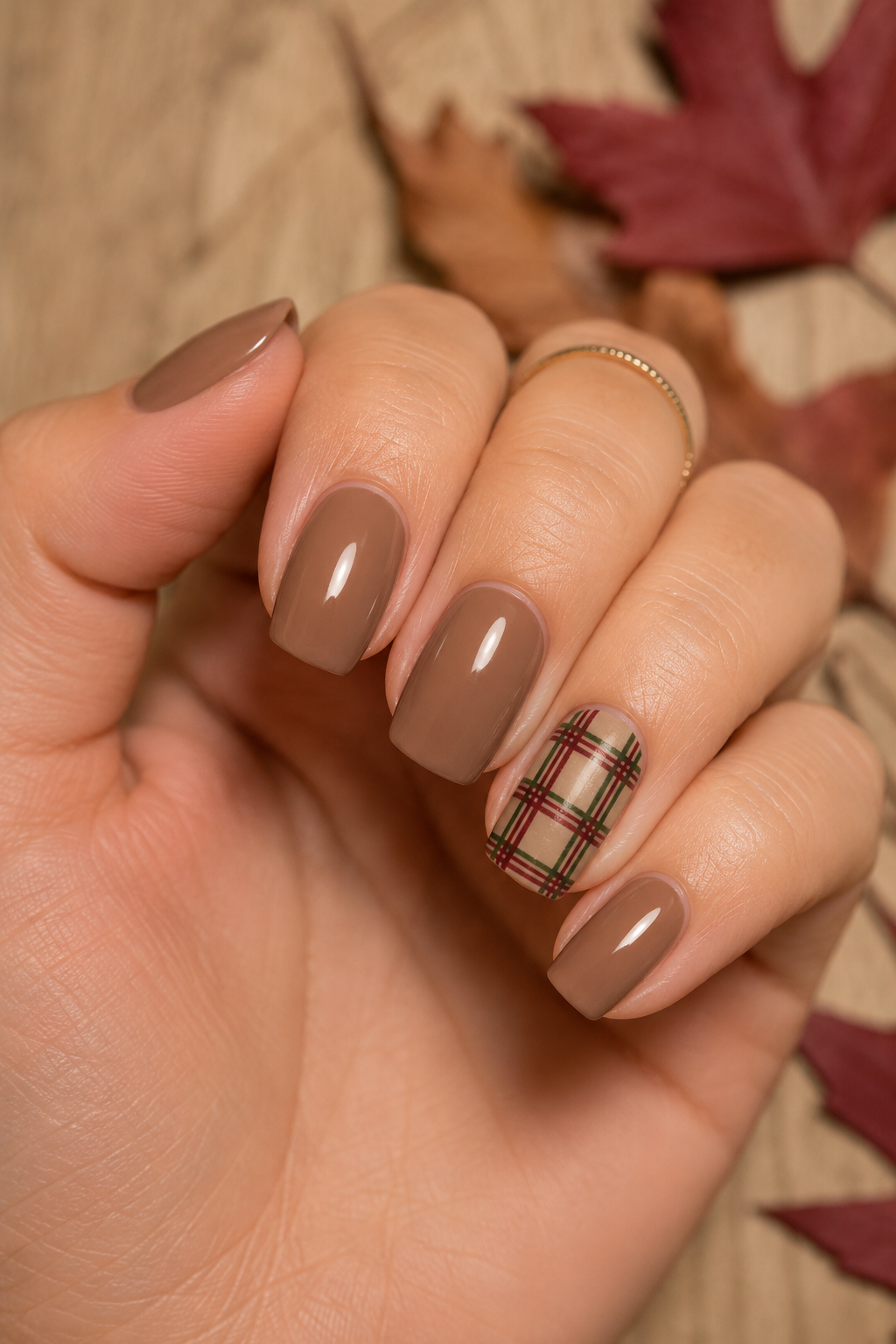 Woven Plaid on One Nail