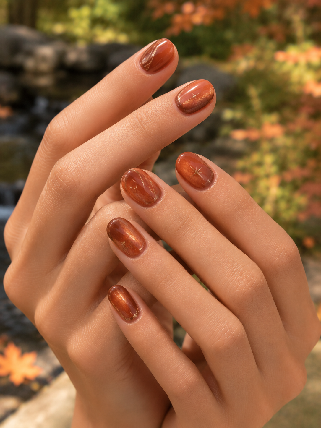 Spice Aura Short fall Nails