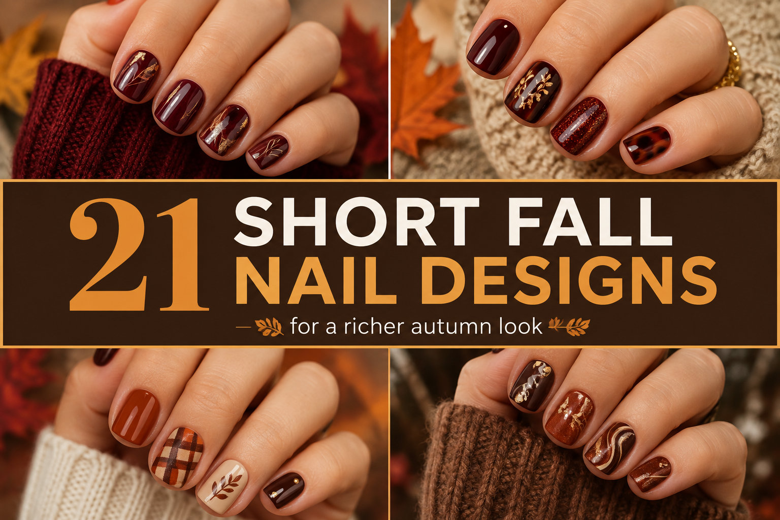 short fall nail designs