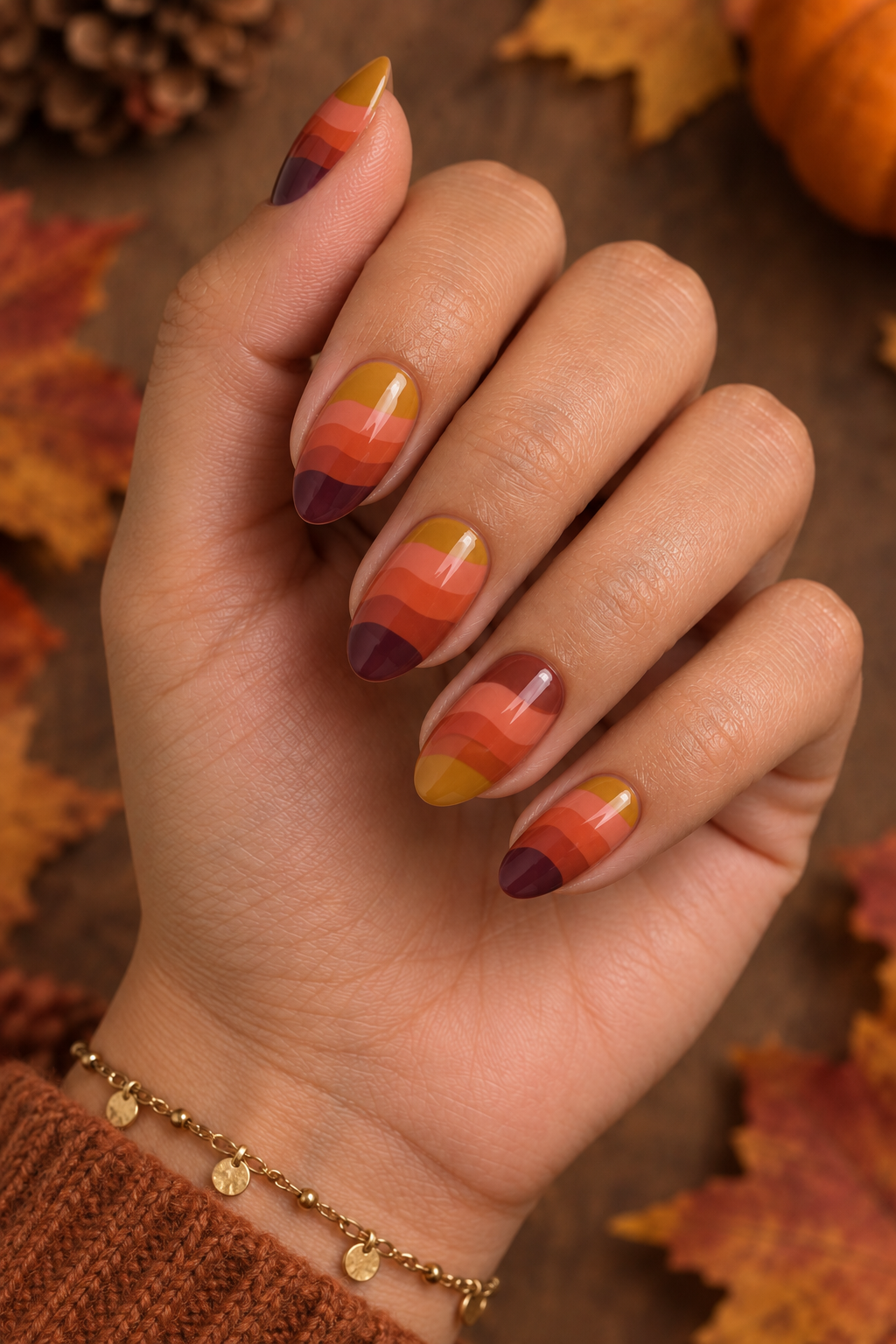 Autumn Sunset Stripes