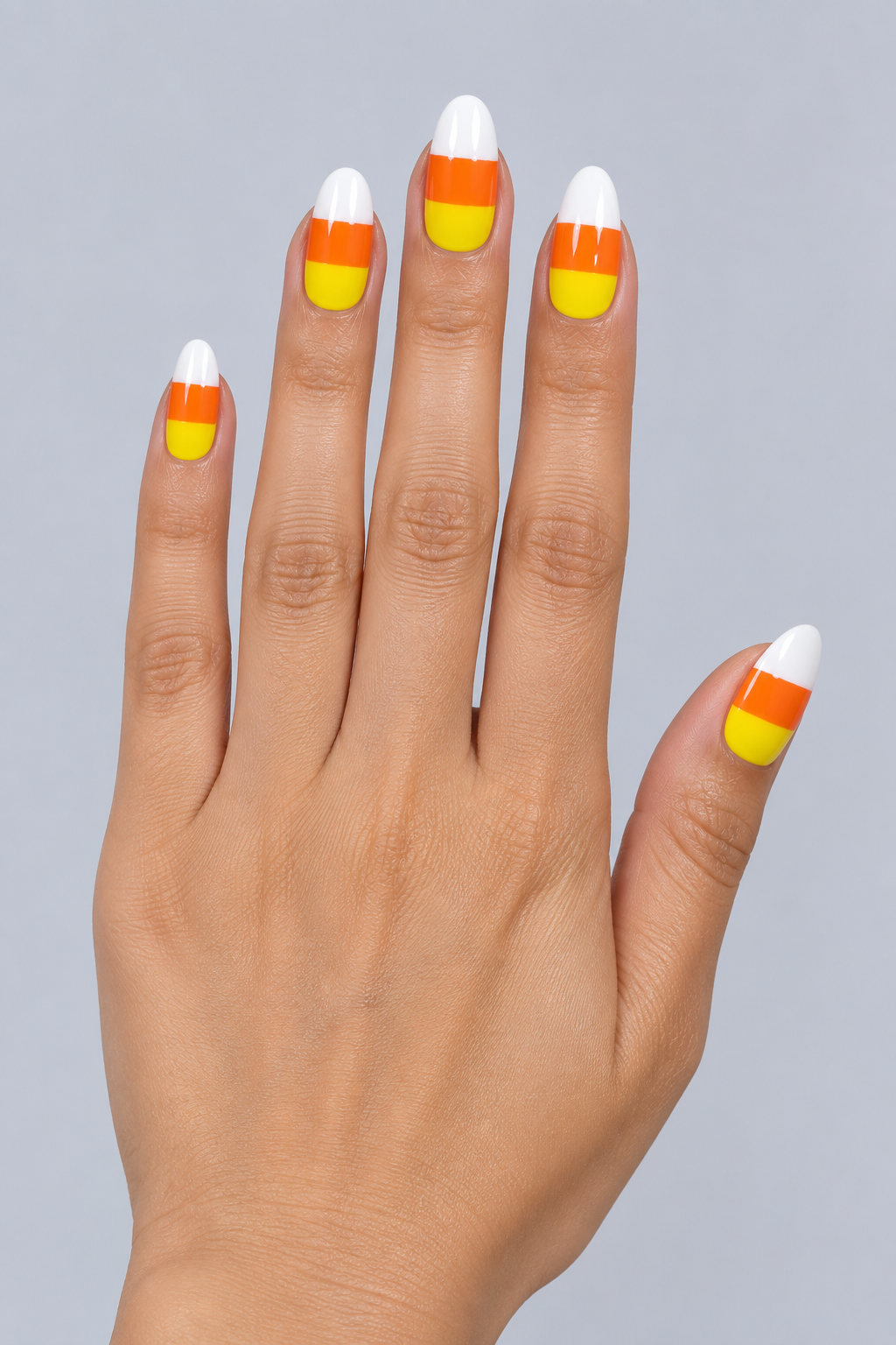 Candy Corn Nail Art