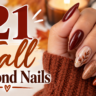 Fall Almond nail design ideas collection