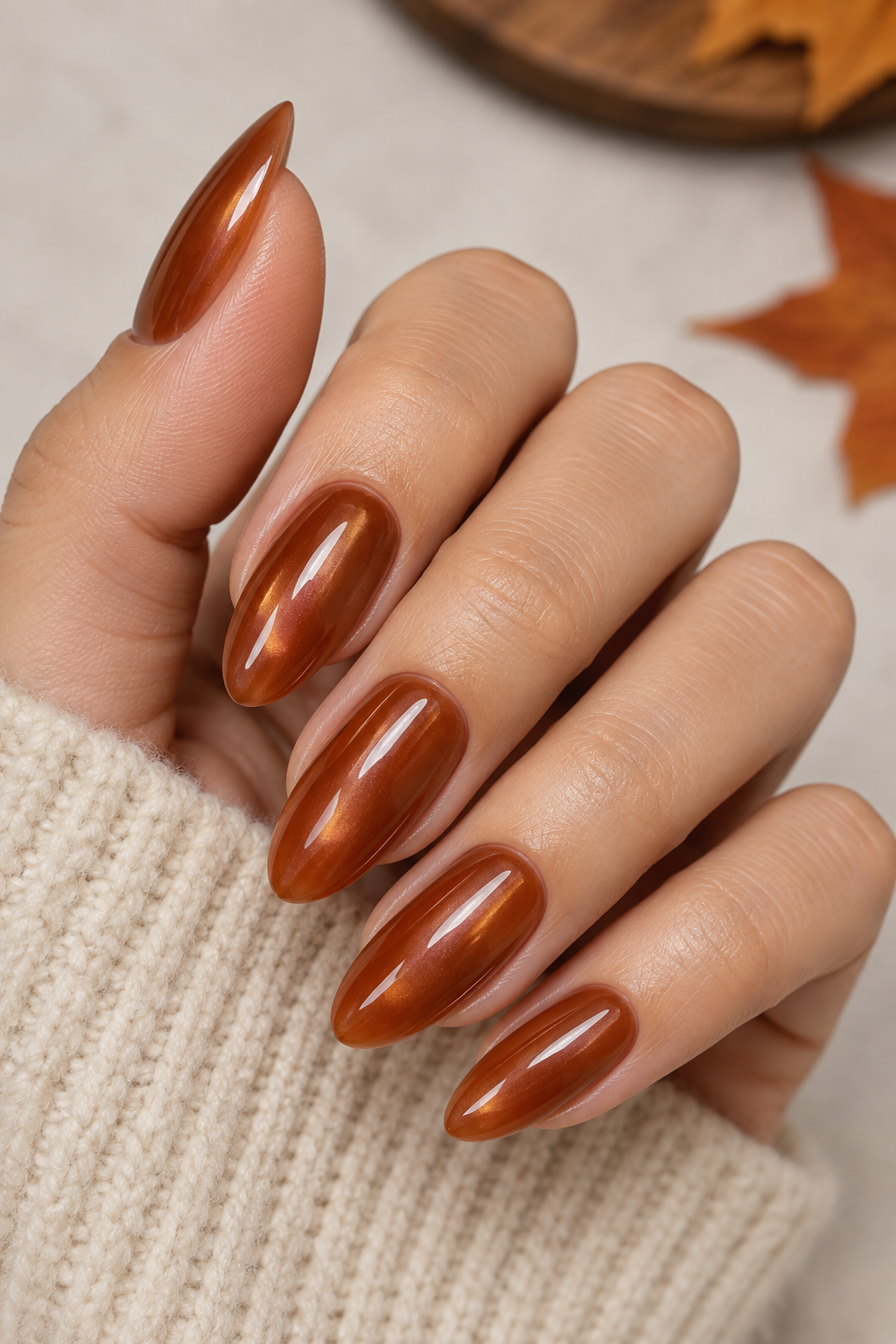 Glazed Cider Nails