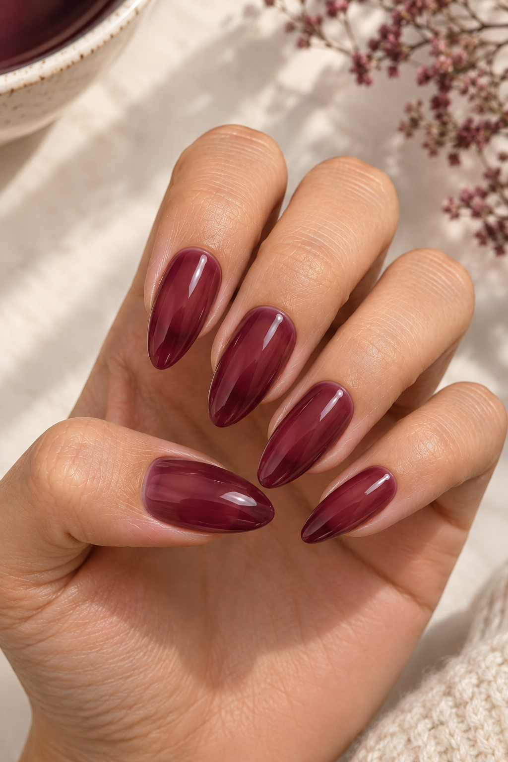 Mulberry Jelly Nails