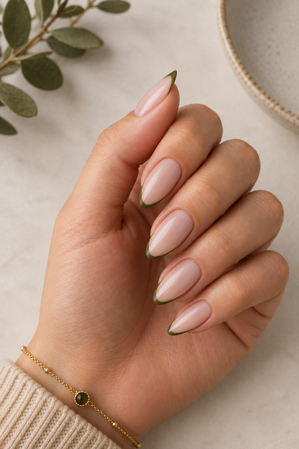 Olive Green Micro French