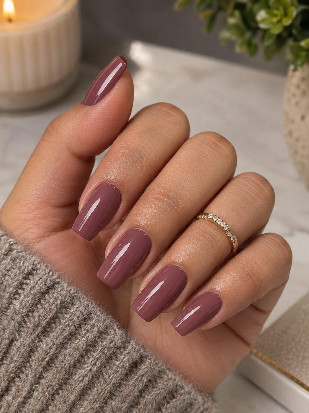 Squoval Nails for fat fingers