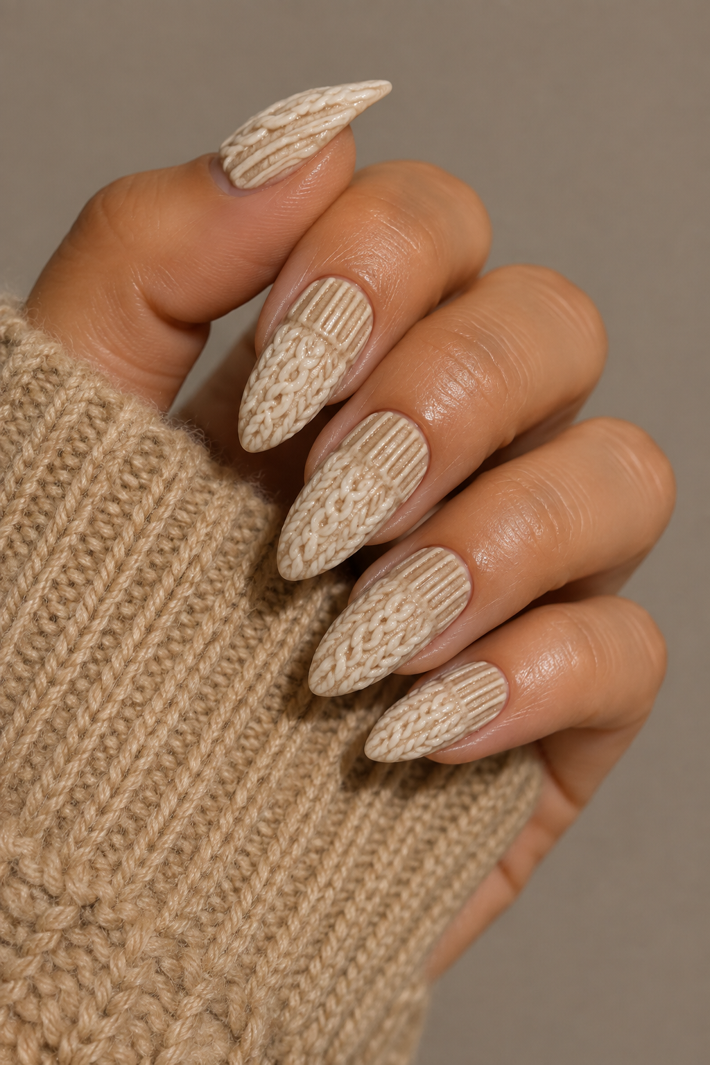 Sweater Cuff Nails