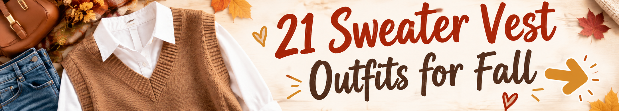 fall sweater vest outfits women