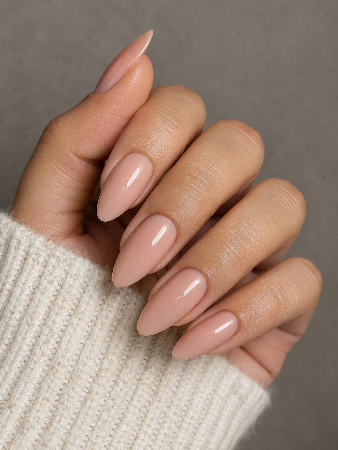 almond shape nails for fat fingers