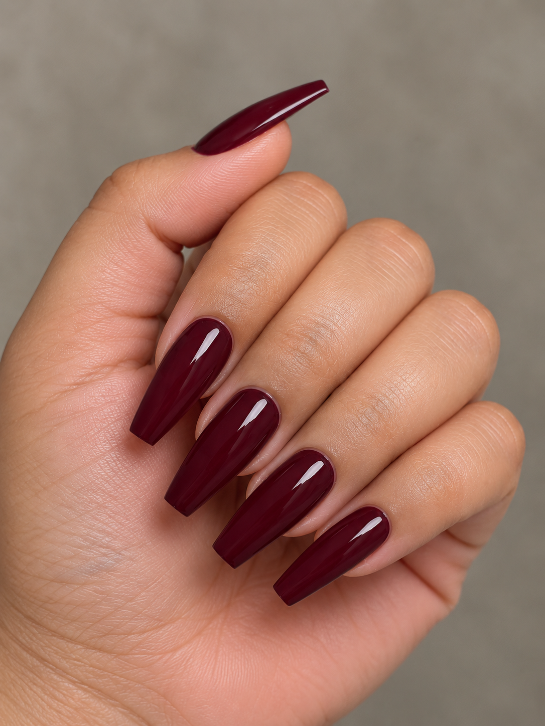 coffin nail shape for fat fingers