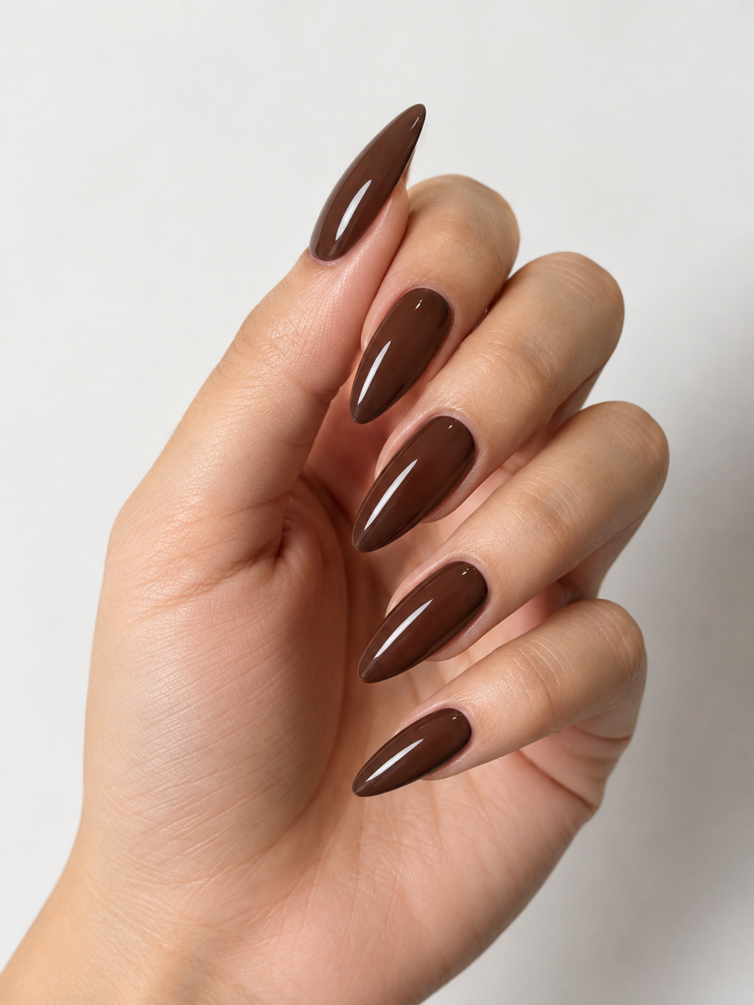 fall nail colors with brown chocolate