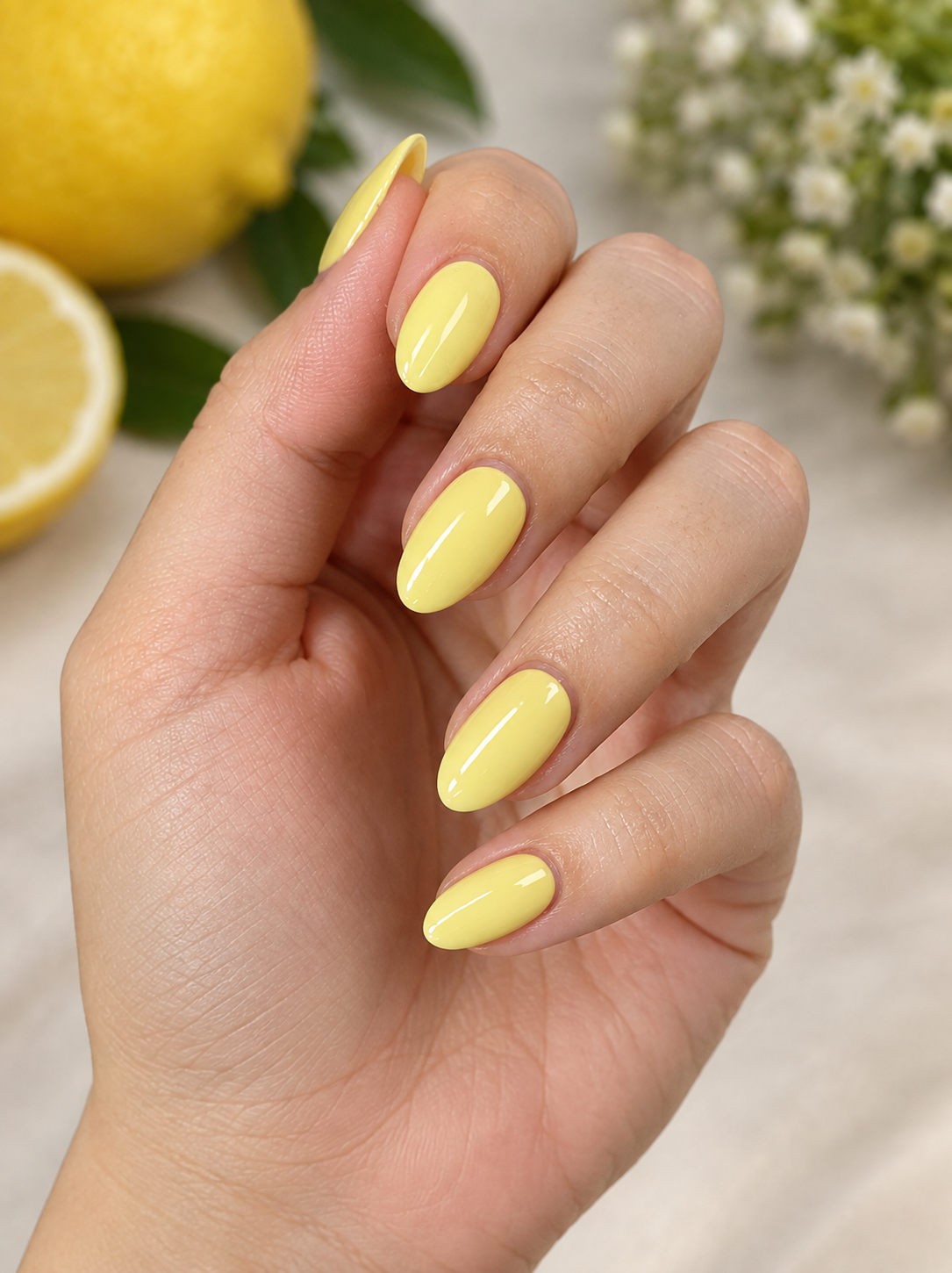 lemonoid yellow fall nails