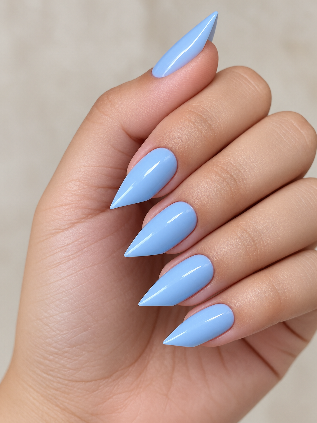 lipstick nail shape for chubby