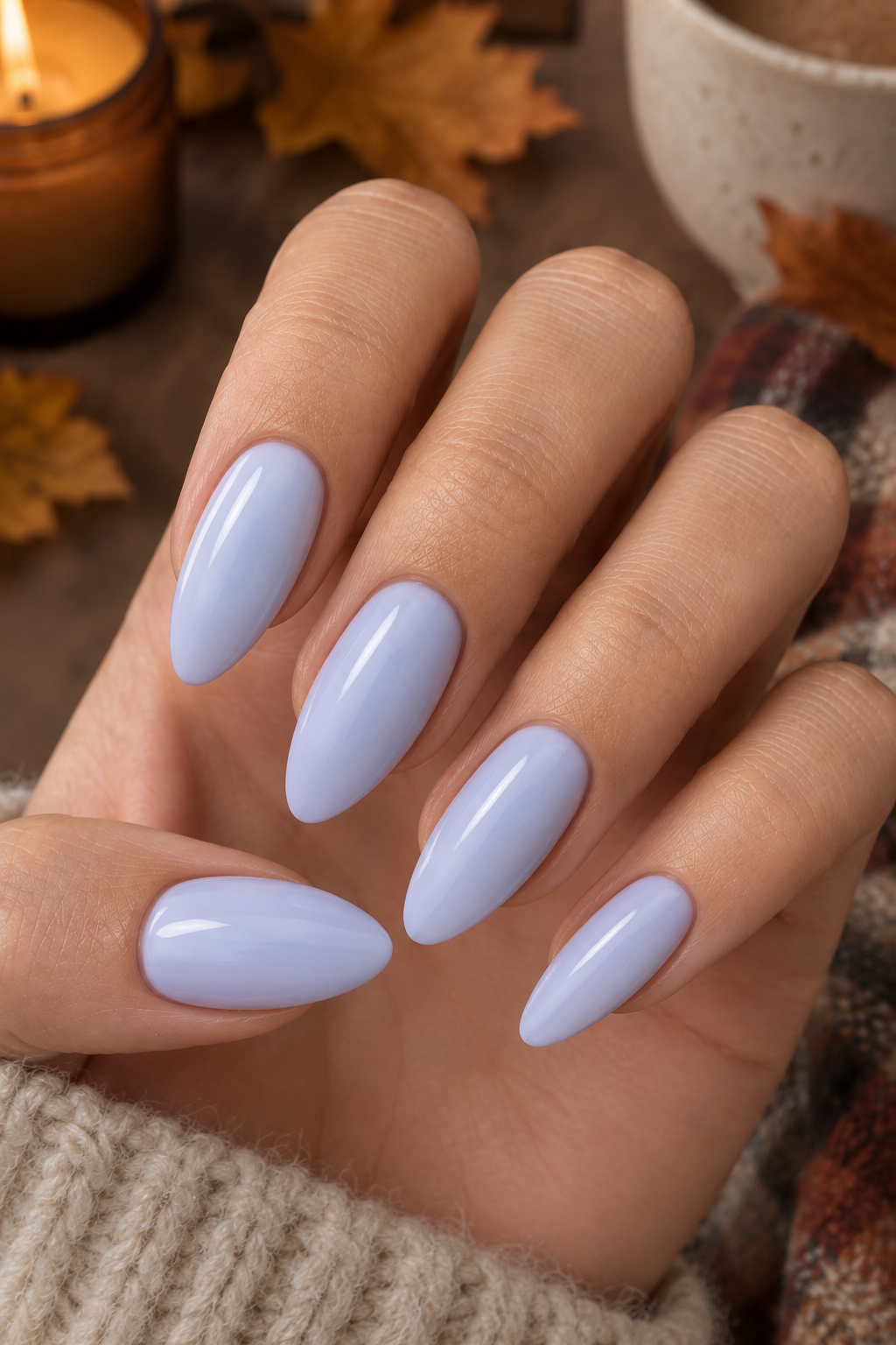 Blueberry Milk Nail